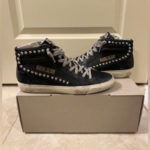 Golden Goose stud slides